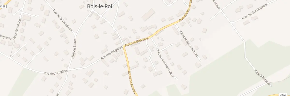 Plan du 23 Rue des Bruyeres à Bois-le-Roi
