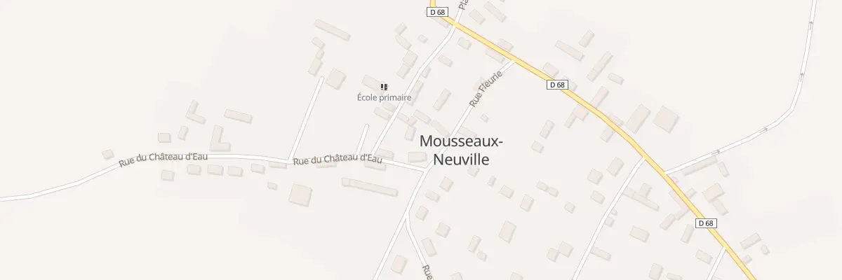 Plan du 1 Rue du Chateau d’Eau à Mousseaux-Neuville