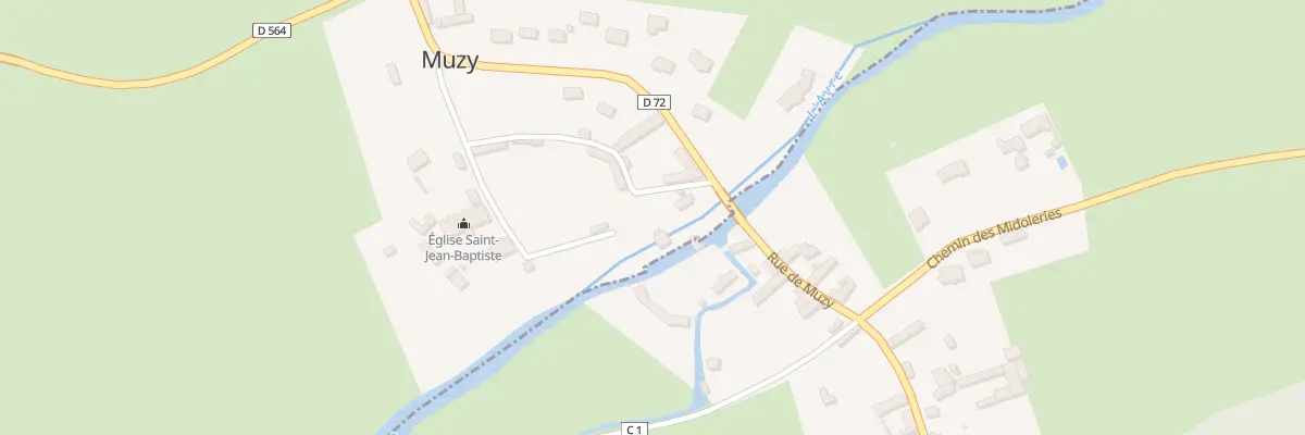 Plan du 3 Rue de l’Eglise à Muzy
