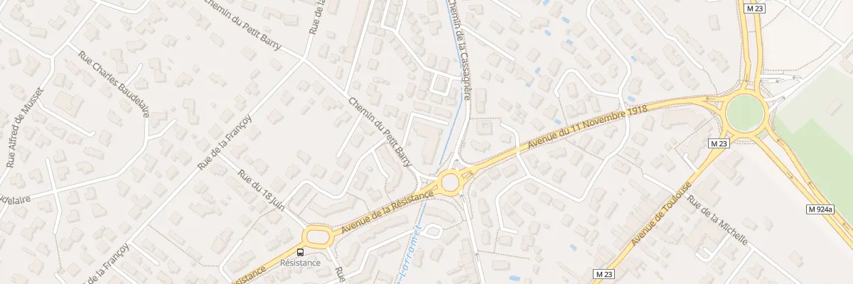Plan du 30 Rue du Petit Barry à Cugnaux