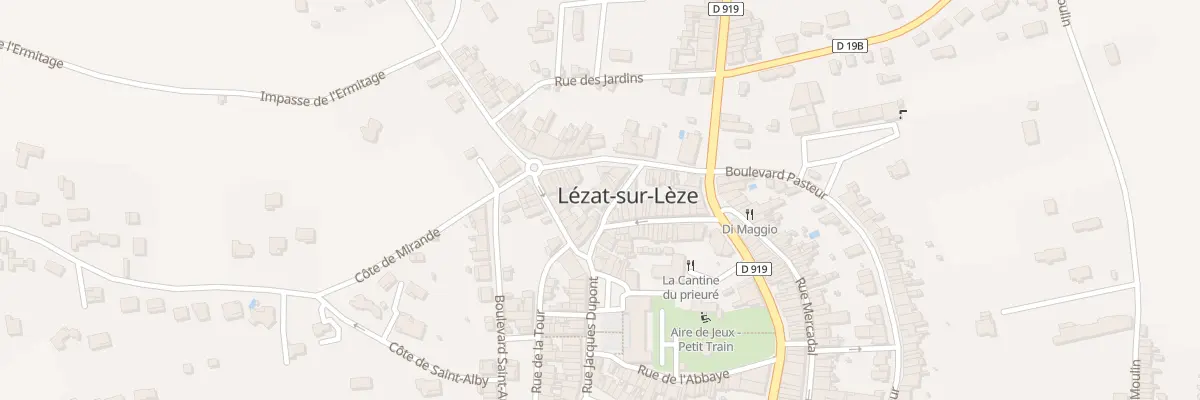 Plan du 8 Rue Jean Mermoz à Lézat-sur-Lèze