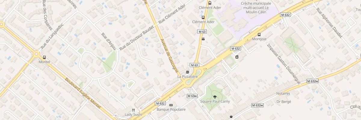 Plan du 6 Av de Gascogne à Tournefeuille
