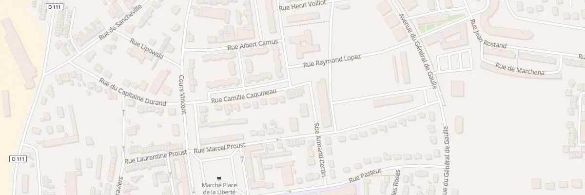 Plan du 19 Rue Camille Caquineau à Châteaudun