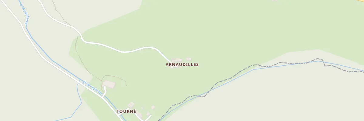 Plan du 209 Arnaudilles à Castelnau-Durban