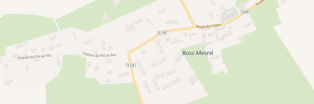 Plan du 2 Rte du Bouloir à Bosc-Mesnil