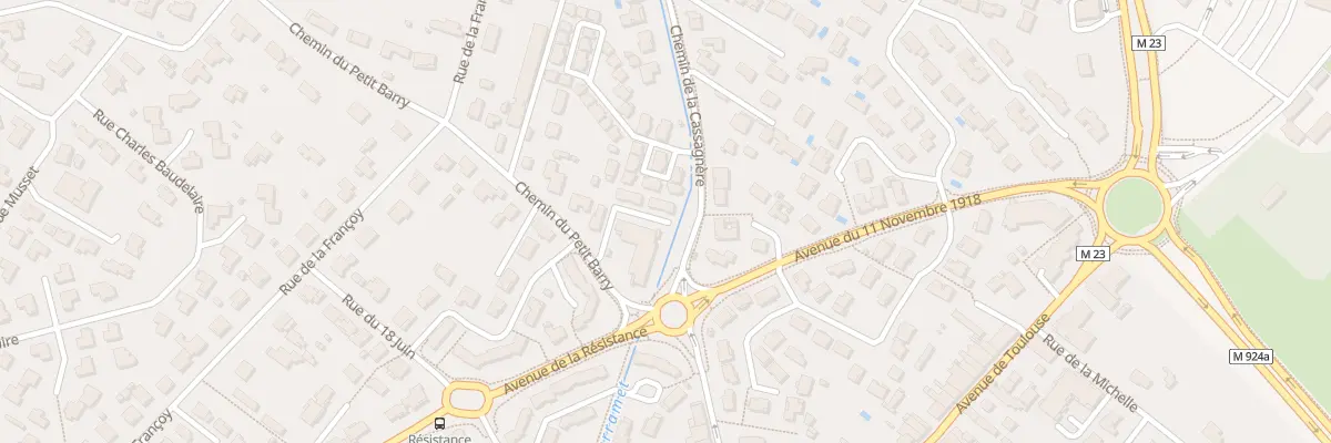 Plan du 30B Rue du Petit Barry à Cugnaux