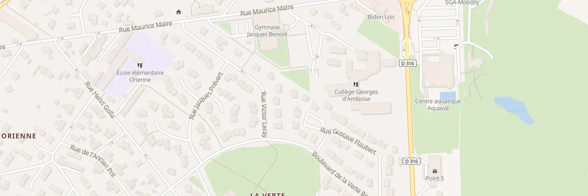 Plan du 30 Rue Gustave Flaubert à Gaillon