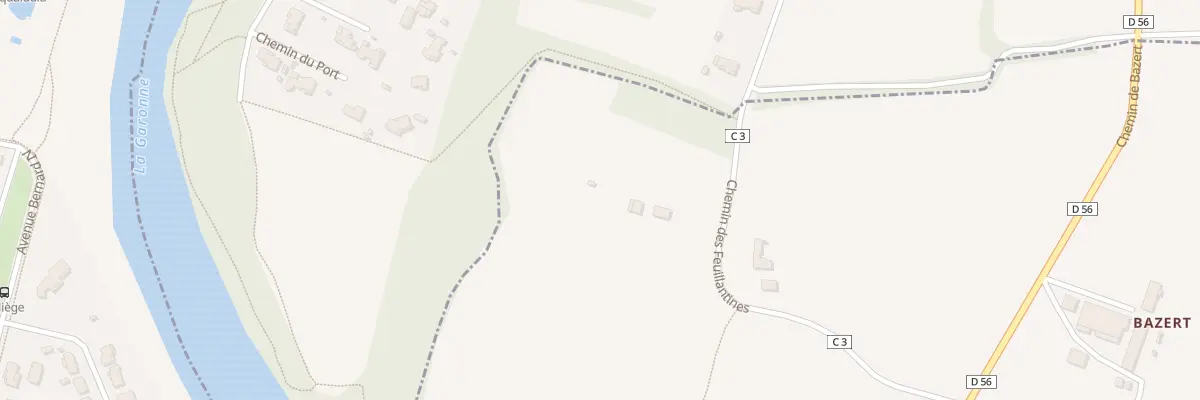 Plan du 28 Che des Feuillantines à Muret