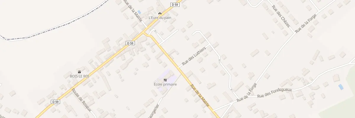 Plan du 5B Rue de la Mairie à Bois-le-Roi