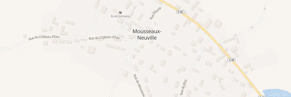 Plan du 4 Rue Fleurie à Mousseaux-Neuville