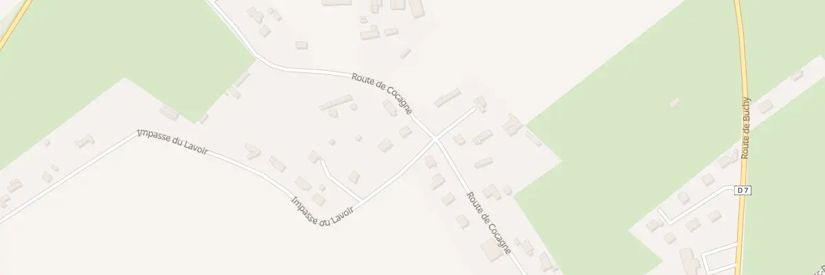 Plan du 321 Rue de Cocagne à Sainte-Croix-sur-Buchy