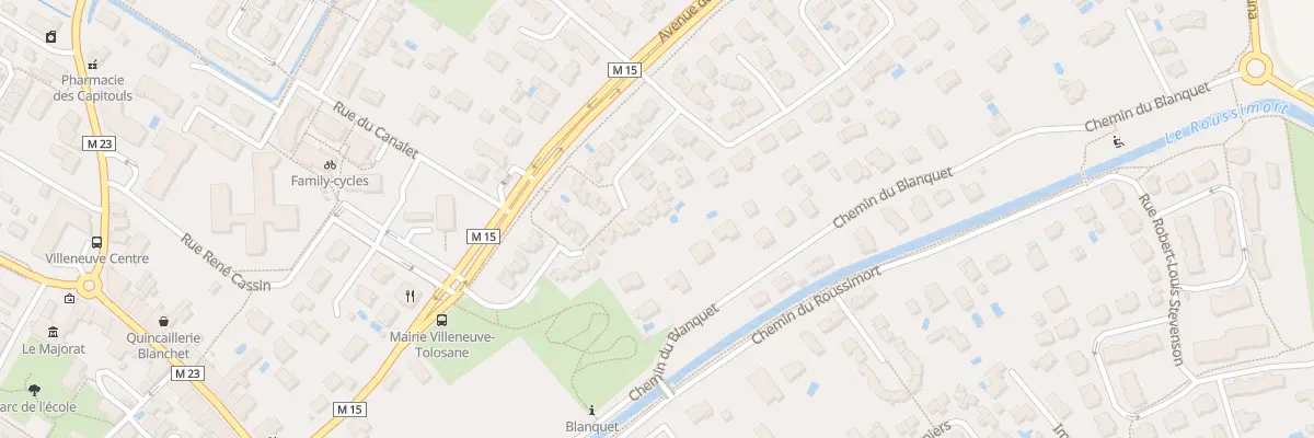 Plan du 13 Rue Comte Begouen à Villeneuve-Tolosane