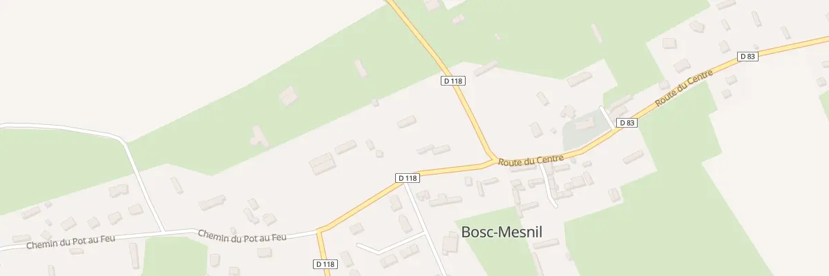 Plan du 852 Rte du Centre à Bosc-Mesnil