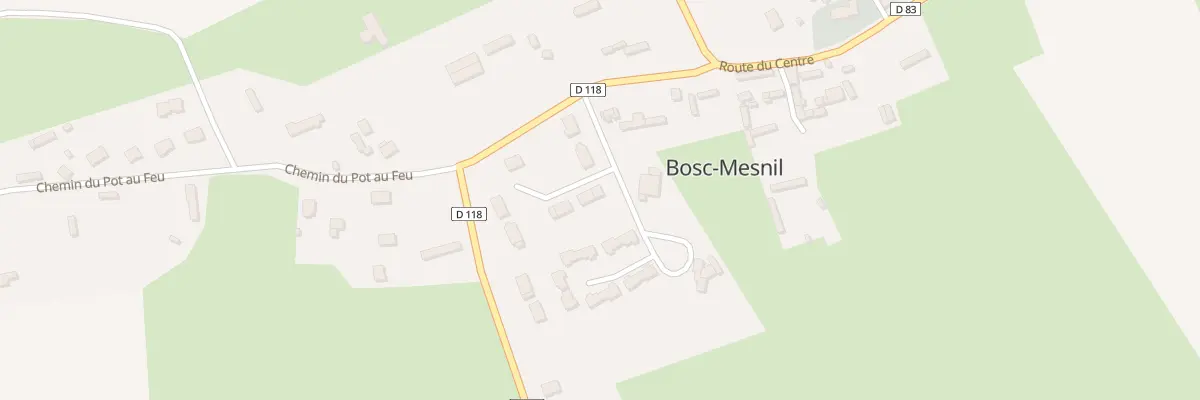 Plan du 7 Rte du Bouloir à Bosc-Mesnil
