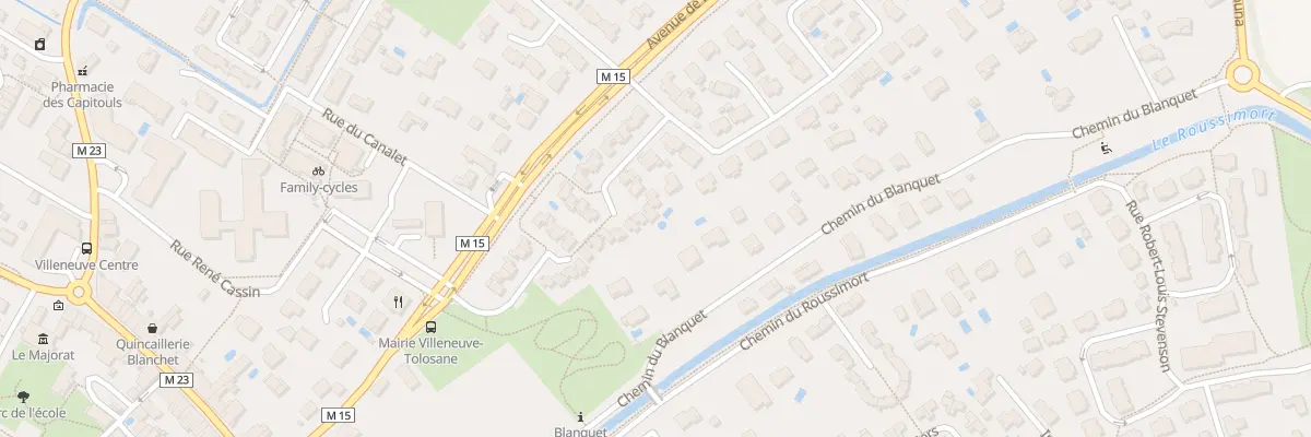 Plan du 11 Rue Comte Begouen à Villeneuve-Tolosane