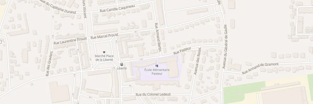Plan du 16 Rue Pasteur à Châteaudun