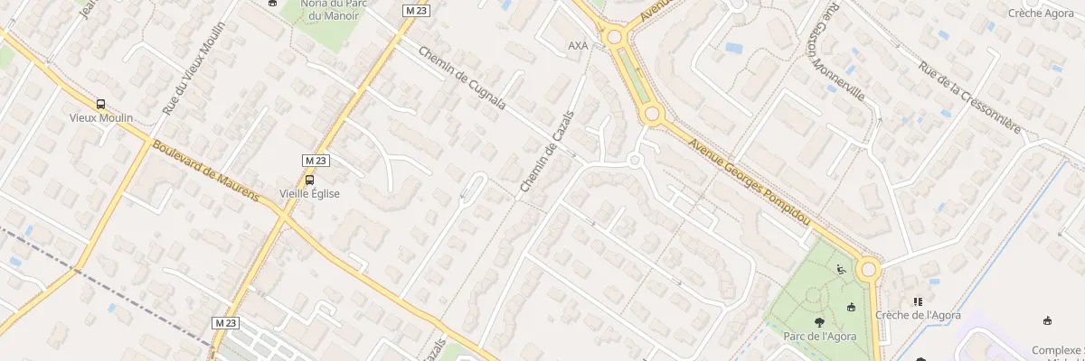 Plan du 25 Rue Olympe de Gouges à Cugnaux