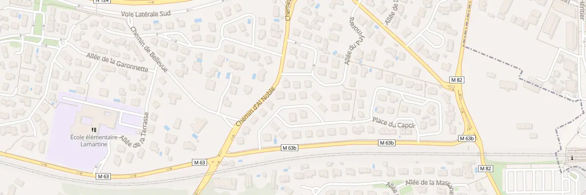 Plan du 8 Pta Pte Allee du Carlitte à Colomiers