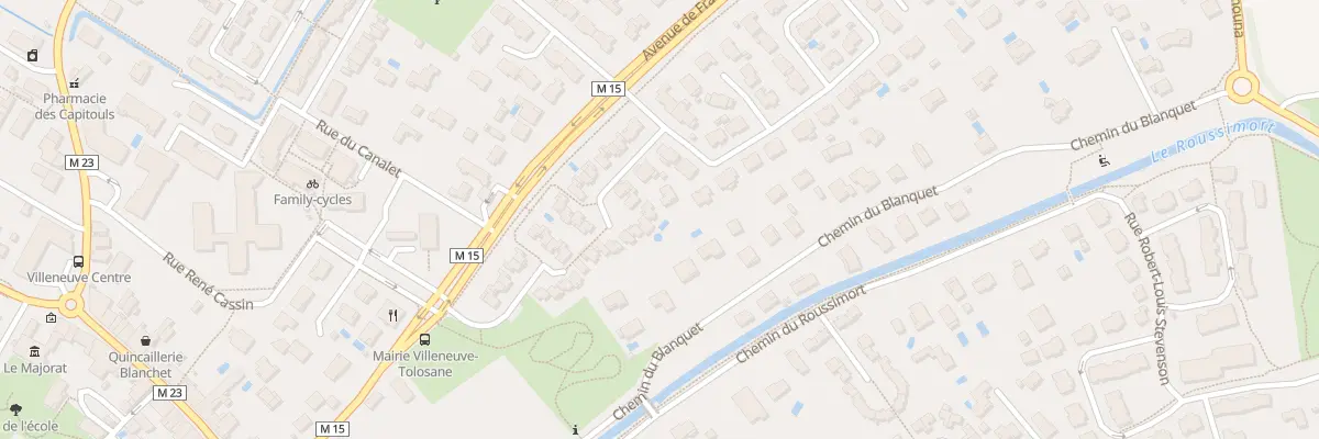 Plan du 9 Rue Comte Begouen à Villeneuve-Tolosane