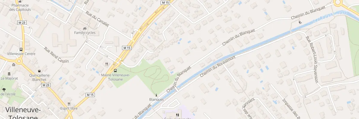 Plan du 11 Che du Blanquet à Villeneuve-Tolosane