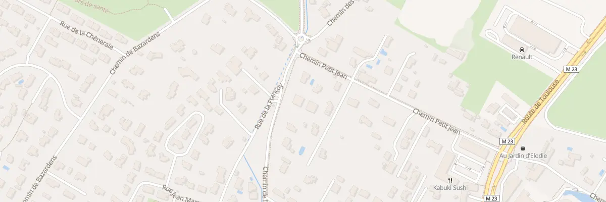 Plan du 44 Che de la Cassagnère à Cugnaux