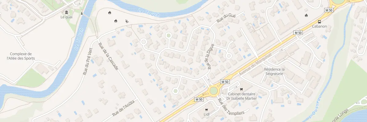 Plan du 27 Rue de la Digue à Tournefeuille