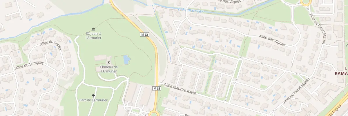 Plan du 36 All Mady de la Giraudière à Colomiers