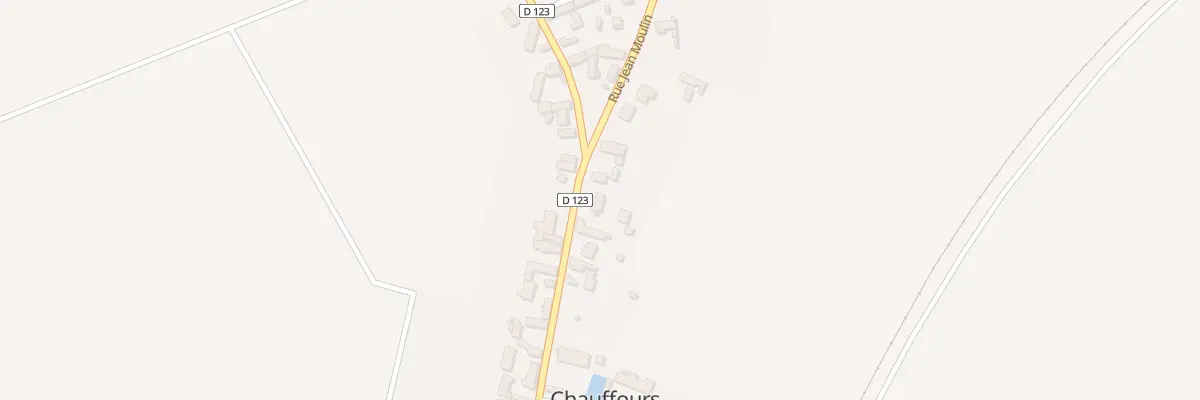 Plan du 15 Rue Jean Moulin à Chauffours