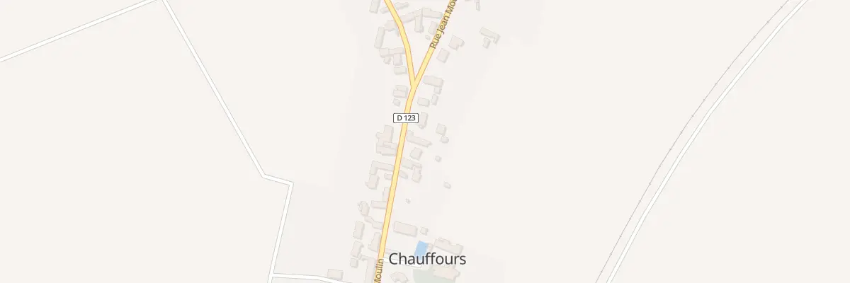 Plan du 19 Rue Jean Moulin à Chauffours