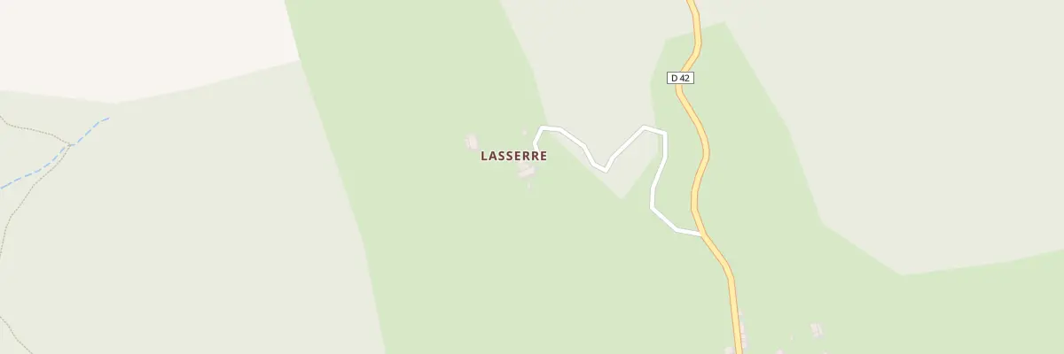 Plan du 206 Lasserre à Castelnau-Durban