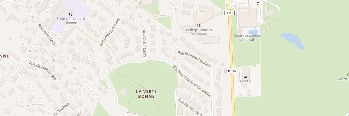 Plan du 38 Rue Gustave Flaubert à Gaillon