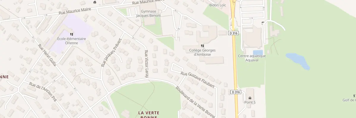 Plan du 26 Rue Gustave Flaubert à Gaillon