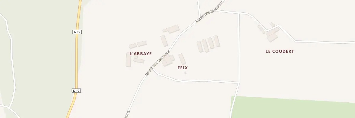 Plan du 5000 Feyx à Saint-Jean-Ligoure