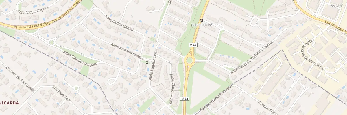 Plan du 7 All Claude Auge à Colomiers