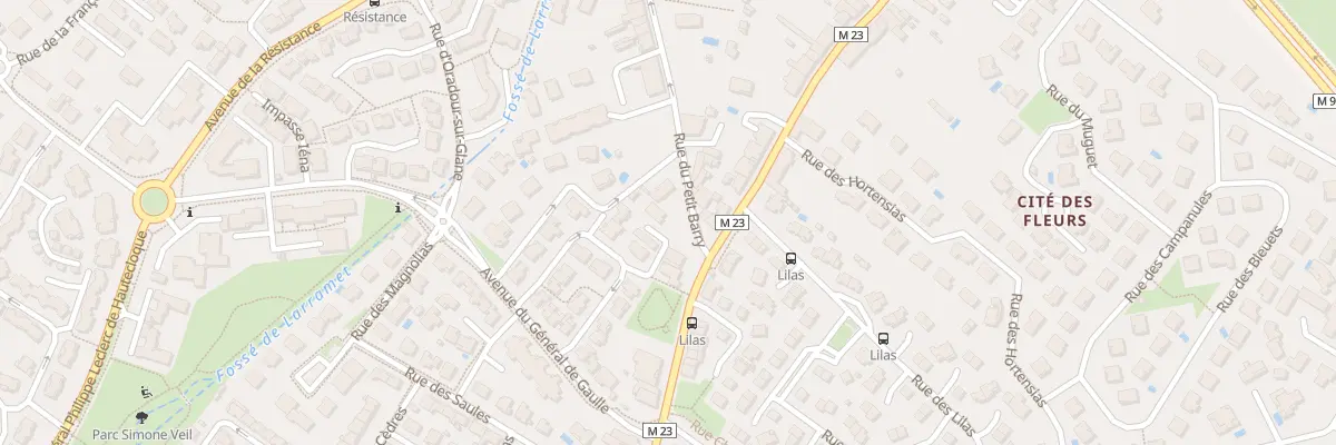 Plan du 1 Rue du Petit Barry à Cugnaux