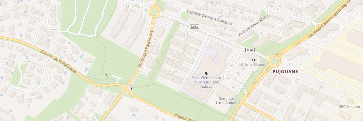 Plan du 5 All Georges Brassens à Colomiers
