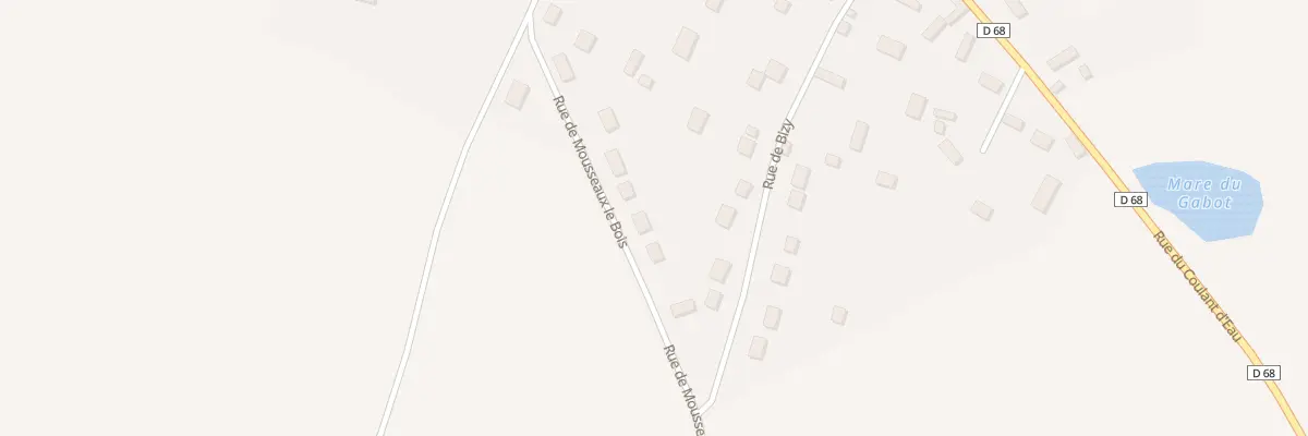 Plan du 10 Rue de Mousseaux le Bois à Mousseaux-Neuville