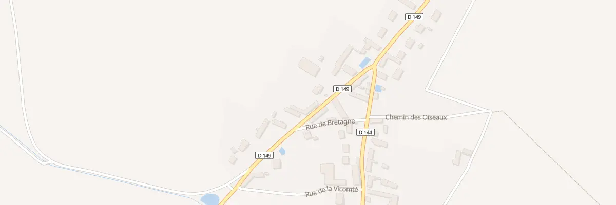 Plan du 8 Rue de la Libération à Sandarville