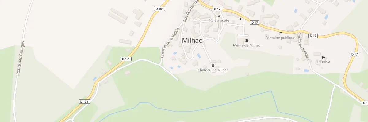 Plan du 5072 Milhac à Milhac