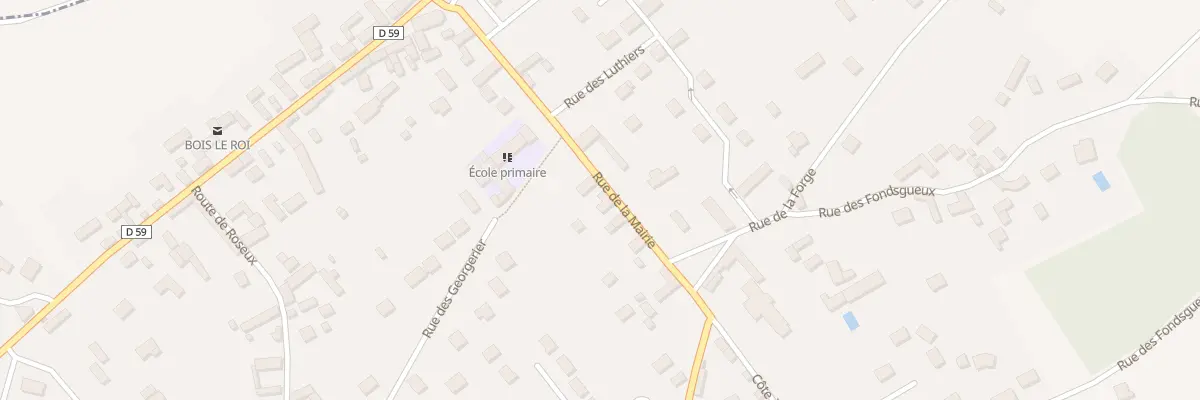 Plan du 12 Rue de la Mairie à Bois-le-Roi