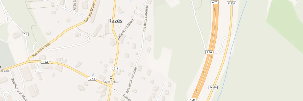 Plan du 3 Rue de la Garenne à Razès