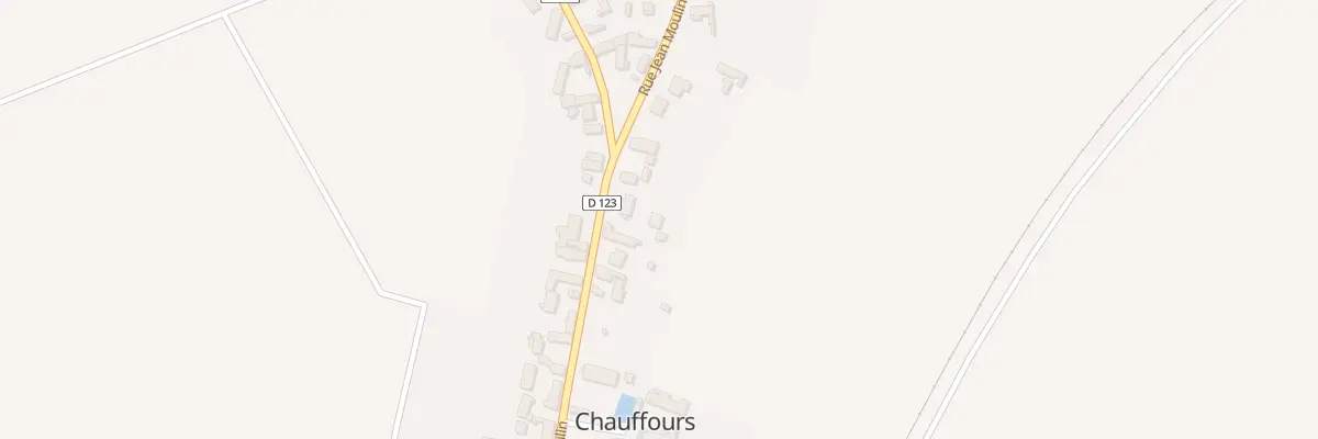 Plan du 17 Rue Jean Moulin à Chauffours