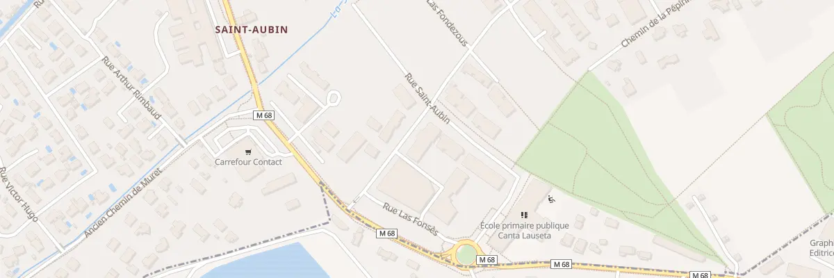 Plan du 9 Rue Saint-Aubin à Villeneuve-Tolosane