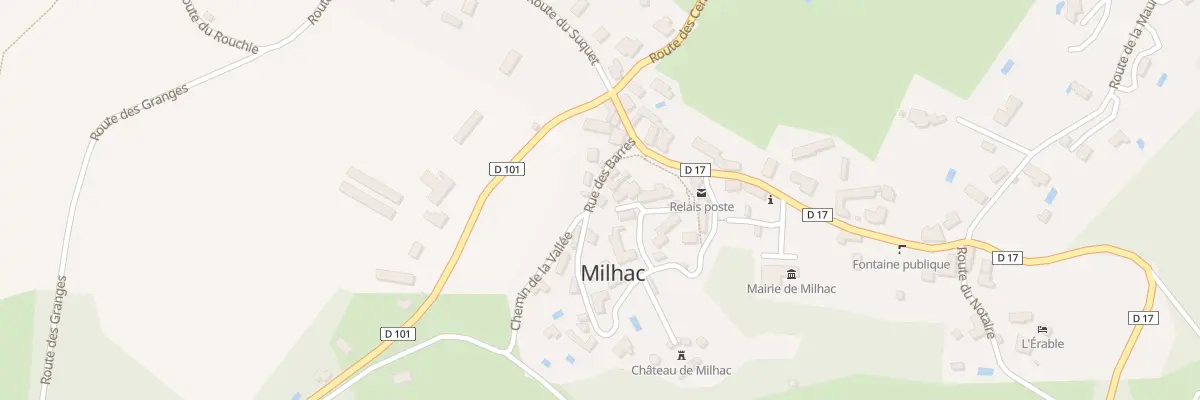 Plan du 5103 Milhac à Milhac