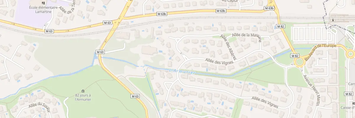 Plan du 18 All des Vignes à Colomiers