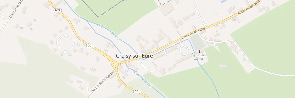 Plan du 54 Rte de Menilles à Croisy-sur-Eure