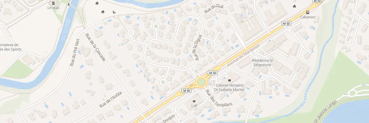 Plan du 47 Rue de la Digue à Tournefeuille