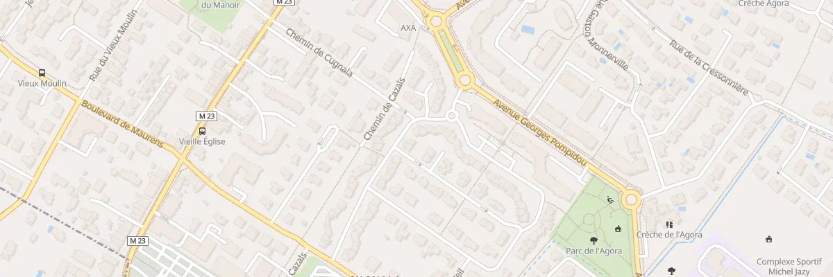 Plan du 8 Rue Olympe de Gouges à Cugnaux
