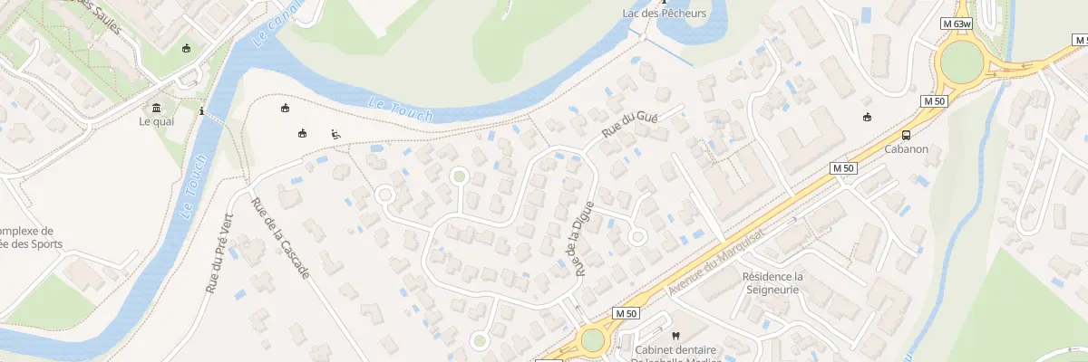 Plan du 17 Rue de la Digue à Tournefeuille