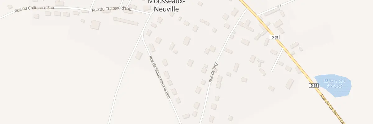 Plan du 19 Rue de Bizy à Mousseaux-Neuville